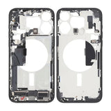 Midterramme med smådele til iPhone 15 Pro Max - Sort Titanium OEM