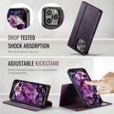 CaseMe iPhone 15 Pro Max Etui C49 Series Lilla