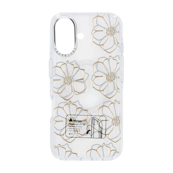 iPhone 17 Cover Mønster MagSafe Blomster