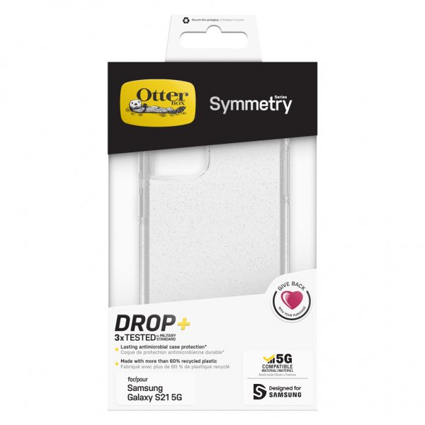 Otterbox Samsung Galaxy S21 Cover Symmetry Series Stardust Clear