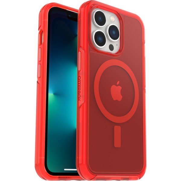 Otterbox iPhone 13 Pro Cover Symmetry Plus Clear In The Red