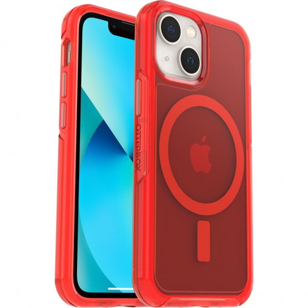 Otterbox iPhone 13 Mini Cover Symmetry Plus Clear In The Red