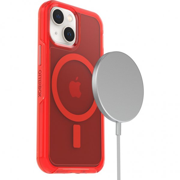 Otterbox iPhone 13 Mini Cover Symmetry Plus Clear In The Red