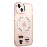 Karl Lagerfeld iPhone 14 Plus Cover Karl & Choupette MagSafe Rosa
