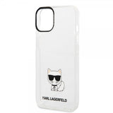 Karl Lagerfeld iPhone 14 Cover Printed Choupette Transparent