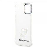 Karl Lagerfeld iPhone 14 Cover Printed Choupette Transparent