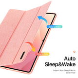 Dux Ducis Samsung Galaxy Tab S11 Ultra/S12 Ultra Etui DOMO Series Lyserød
