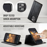 CaseMe iPhone 14 Pro Etui C49 Series Sort