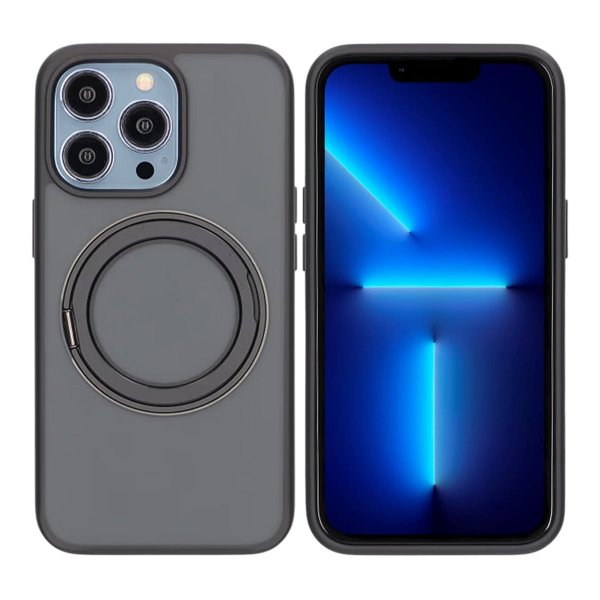 iPhone 13 Pro Cover Roterbart MagSafe Stativ Sort