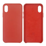 iPhone X/iPhone Xs Cover Læder Rød