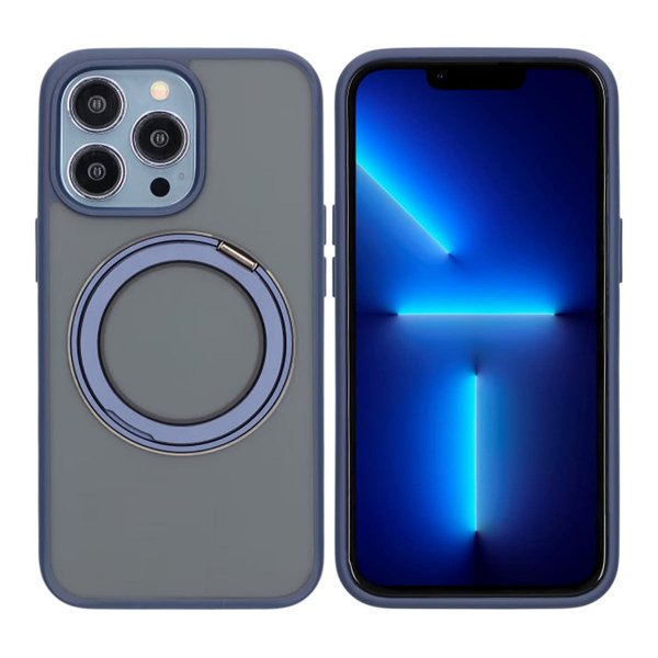iPhone 13 Pro Cover Roterbart MagSafe Stativ Blå