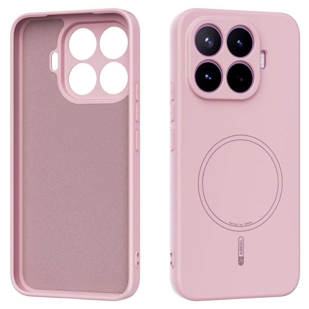 ABEEL Xiaomi 17T Pro Cover Silikone MagSafe Lyserød