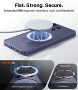 Torras Samsung Galaxy S26 Ultra Cover Ostand Q3 Spin Violet Surge