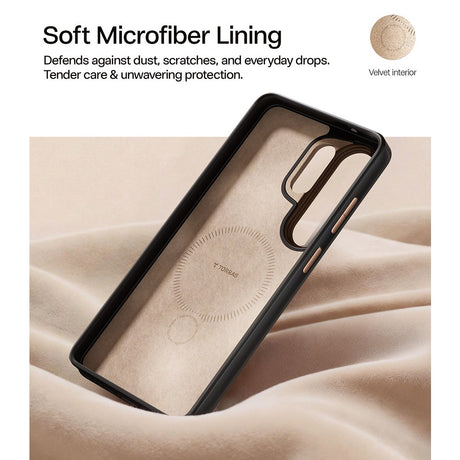 Torras Samsung Galaxy S26 Ultra Cover Ostand Q3 Vegskin Amber Brown