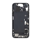 Mellemramme med smådele til iPhone 15 Plus - Sort OEM