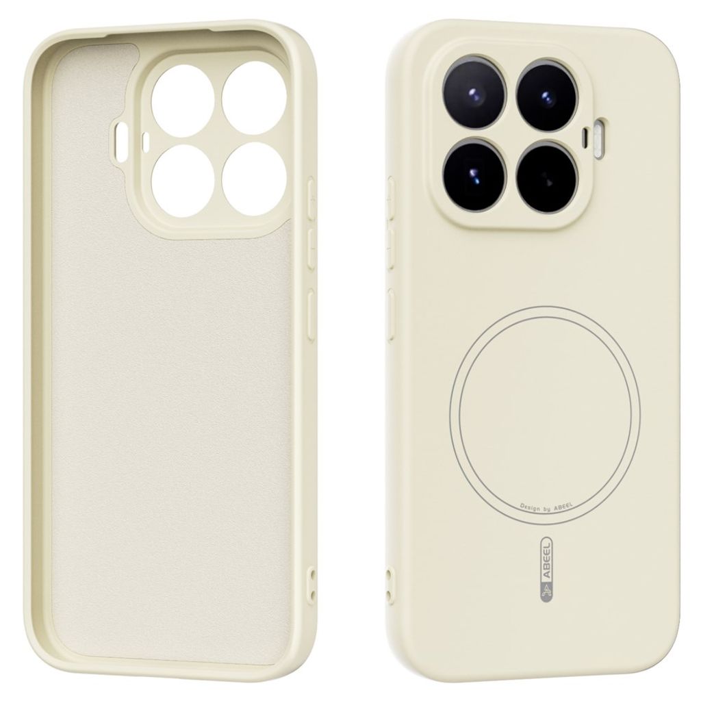 ABEEL Xiaomi 17T Cover Silikone MagSafe Beige