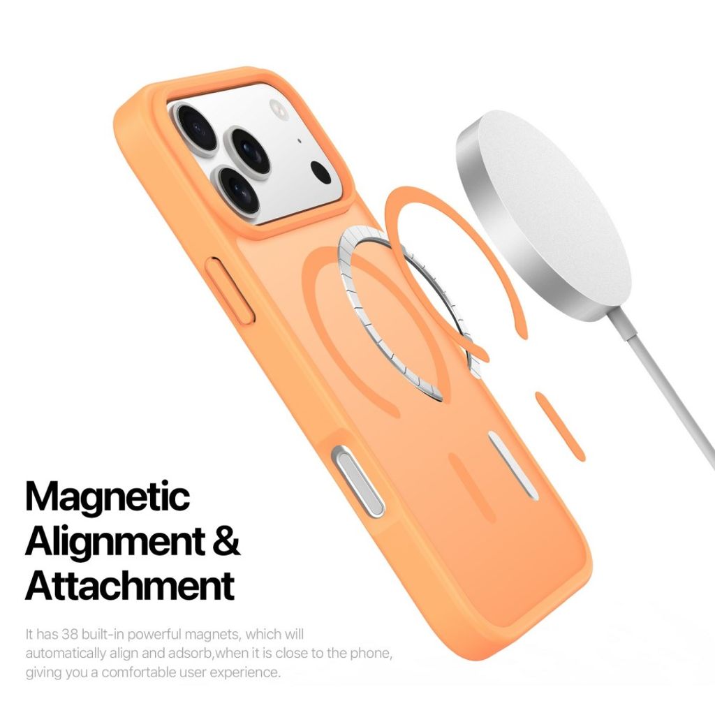 Dux Ducis iPhone 17 Pro Max Cover Yind Series MagSafe Orange