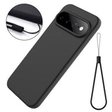 Google Pixel 11 Pro XL Cover med Strap Silikone Sort