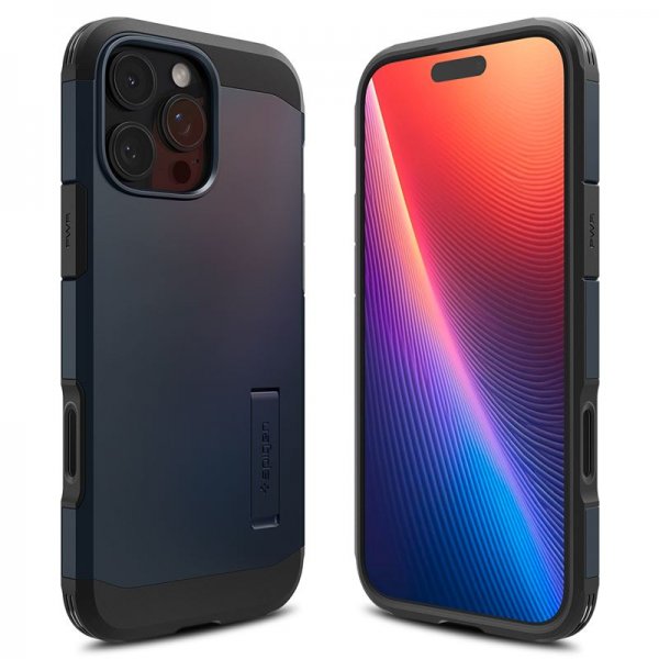 Spigen iPhone 16 Pro Max Cover Tough Armor T MagFit Metal Slate