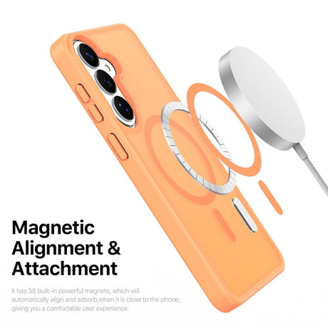 Dux Ducis Samsung Galaxy S26 Cover Yind Series MagSafe Orange