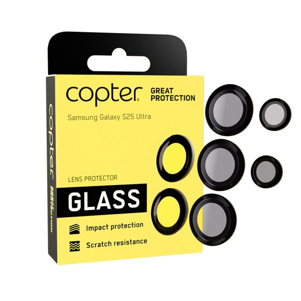 Copter Samsung Galaxy S25 Ultra Kamerabeskyttelse Exoglass Linsebeskytter