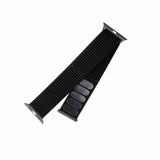 Fast Apple Watch 38/40/41/42mm Armbånd Nylonrem Sort
