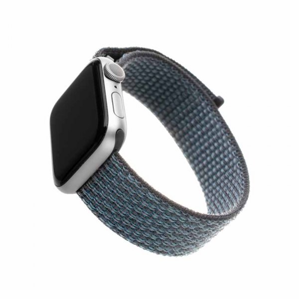 Fast Apple Watch 44/45/46mm/Apple Watch Ultra Armbånd Nylonrem Grå