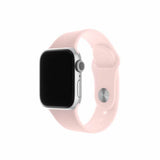 Fast Apple Watch 44/45/46mm/Apple Watch Ultra Urrem Silikonerem Rosa