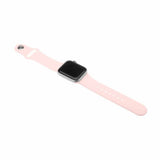 Fast Apple Watch 44/45/46mm/Apple Watch Ultra Urrem Silikonerem Rosa