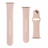 Fast Apple Watch 44/45/46mm/Apple Watch Ultra Urrem Silikonerem Rosa
