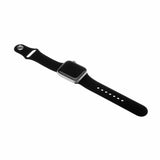 Fast Apple Watch 38/40/41/42mm Armbånd Silikone Rem Sort
