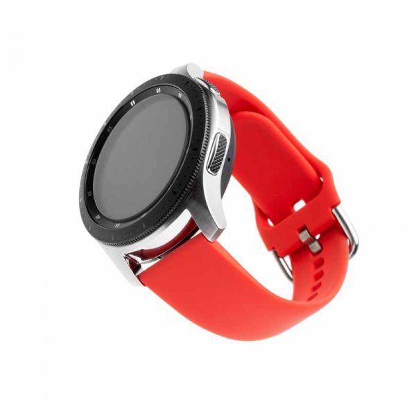 Fixed Samsung Galaxy Watch 20mm Armbånd Silikonerem Rød