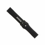 Fast Samsung Galaxy Watch 20mm Armbånd Silikonerem Sort