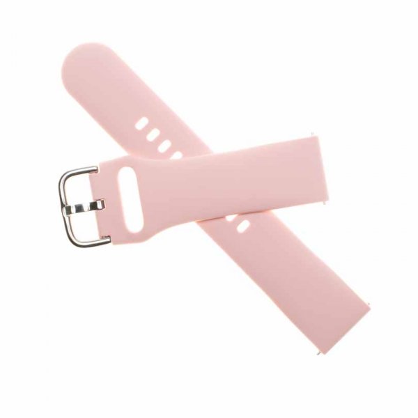 Fixed Samsung Galaxy Watch 20mm Armbånd Silikone Rem Rosa