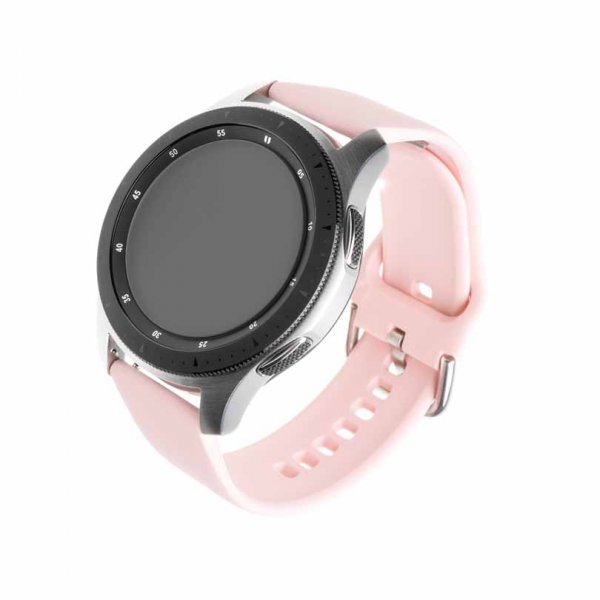 Fixed Samsung Galaxy Watch 22mm Rem Silikone Rem Rosa