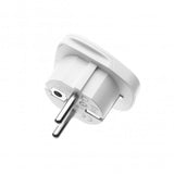 Fast Rejseadapter Schuko EU/Verden Hvid