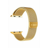 Fastgjort Apple Watch 44/45/46mm/Apple Watch Ultra Armbånd Mesh Rem Guld