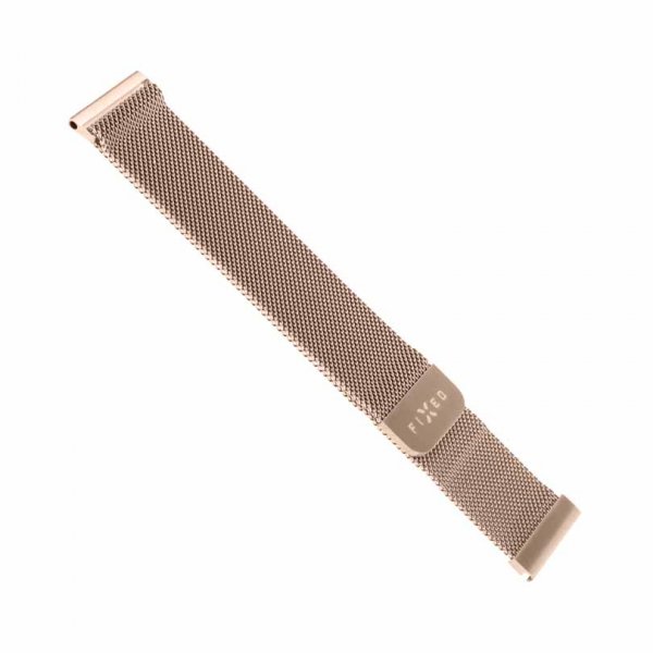 Repareret Samsung Galaxy Watch 20mm Armbånd Mesh Rem Rosaguld