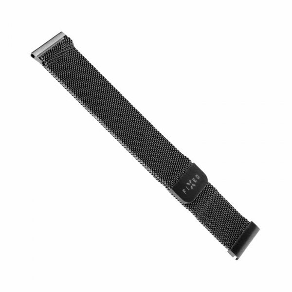 Fast Samsung Galaxy Watch 22mm Armbånd Mesh Rem Sort