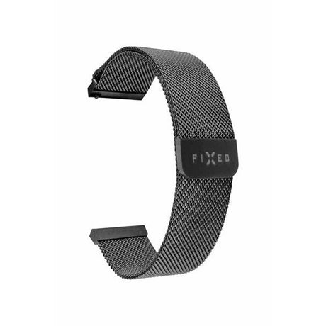 Fast Samsung Galaxy Watch 22mm Armbånd Mesh Rem Sort