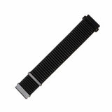 Fast Samsung Galaxy Watch 20mm Armbånd Nylonrem Sort