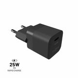 Fixed Laddare Mini PD Travel Charger USB-C 25W Sort