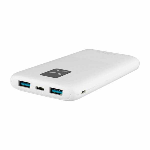 Fixed Powerbank Zen 10 20W 10.000 mAh USB-C 2xUSB-A Hvid