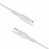 Fixed Kabel Liquid Silicone USB-C/USB-C 0.5m Hvid