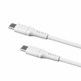 Fixed Kabel Liquid Silikone USB-C/USB-C 1.2m Hvid