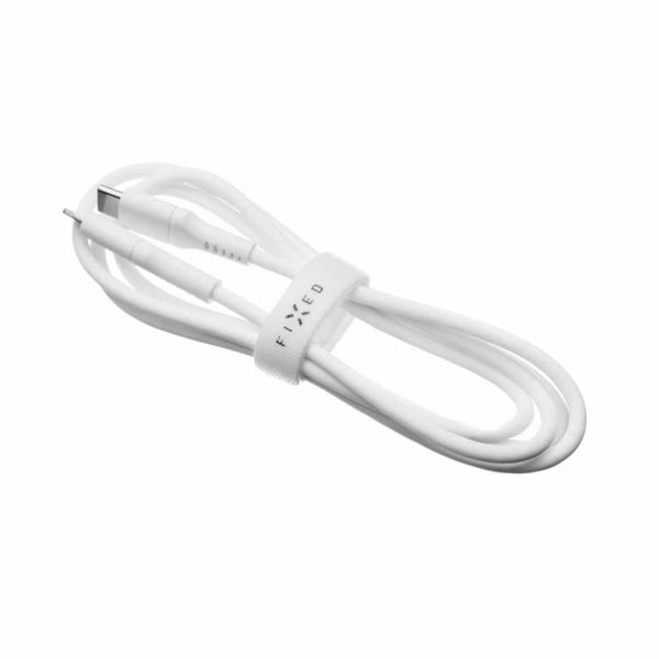 Fixed Kabel Liquid Silicone USB-C/USB-C 2 m Hvid