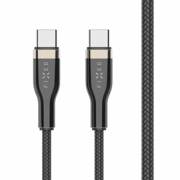 Fixed Kabel METAL Series USB-C/USB-C 0.5m Sort