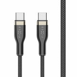 Fixed Kabel METAL Series USB-C/USB-C 0.5m Sort