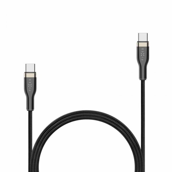 Fixed Kabel METAL Series USB-C/USB-C 0.5m Sort