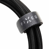 Fixed Kabel METAL Series USB-C/Lightning 1,2 m Sort